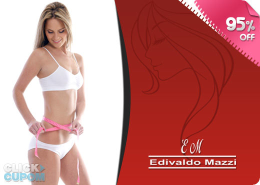 60 Procedimentos por apenas R$99,90! 30 sessões de Carboxiterapia + 30 de Ultrassom + 2 Avaliações com 95% OFF na Estética Edvaldo Mazzi. Modele seu CORPO e Reduza MEDIDAS! Você pode pagar em até 12x no cartão!