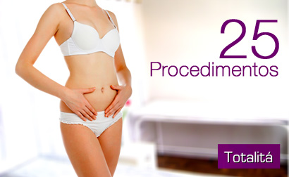 25 Procedimentos para presentear sua Mãe: 5 Aplicações de Enzima (injetável) + 5 Ultrassom + 5 Gel Enzimático + 5 Infra Red + 5 Talassoterapia para eliminar as gorduras localizadas na Totalitá Estética. Gordurinhas nunca mais!